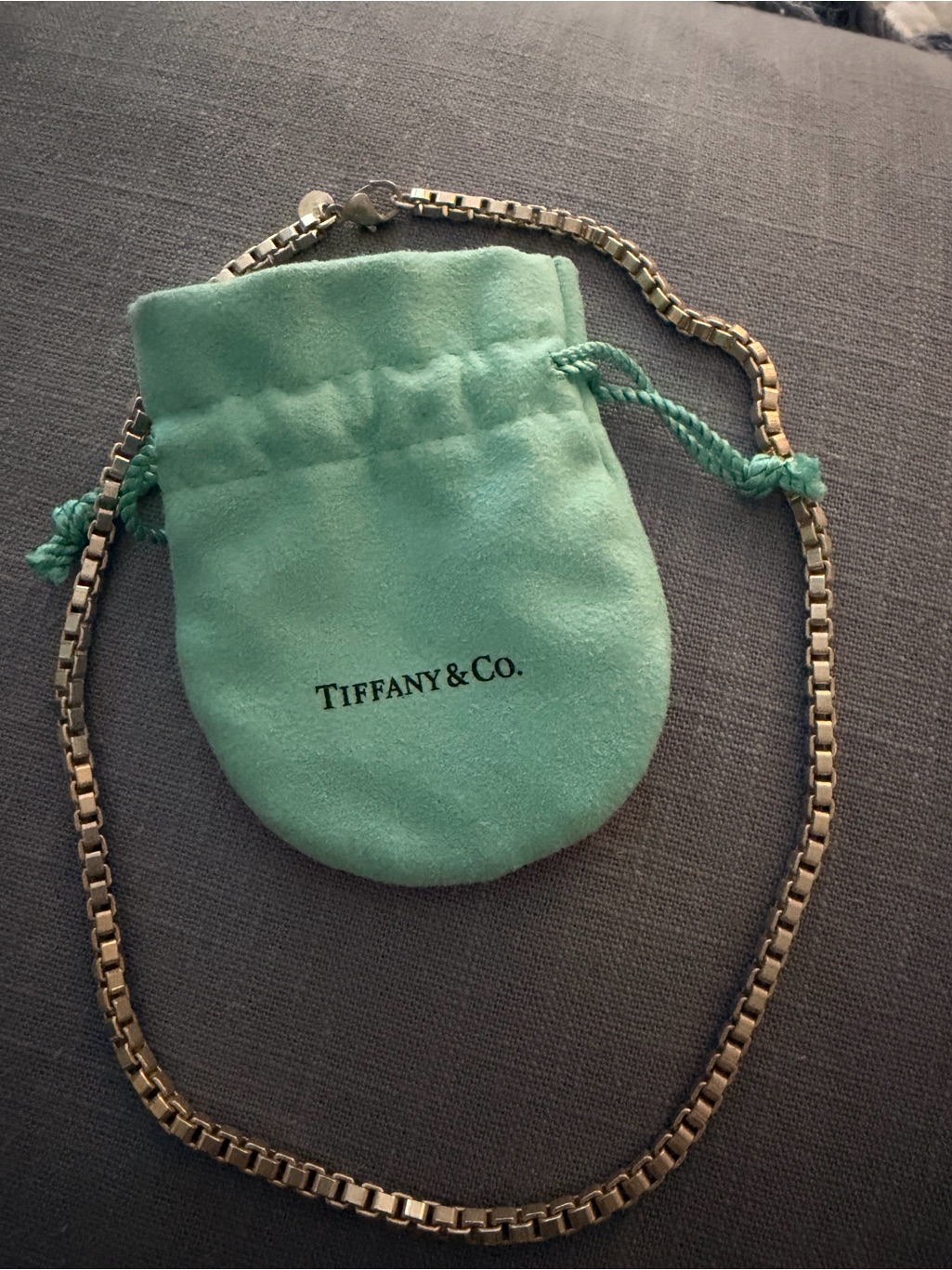 Tiffany & Co Venetian Box Chain Necklace